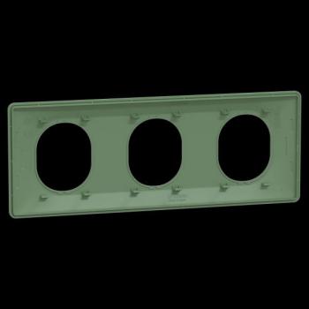  Plaque 3 post Hor 71 mm Vert F 