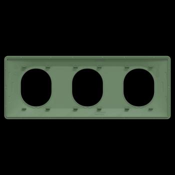  Plaque 3 post Hor 71 mm Vert F 