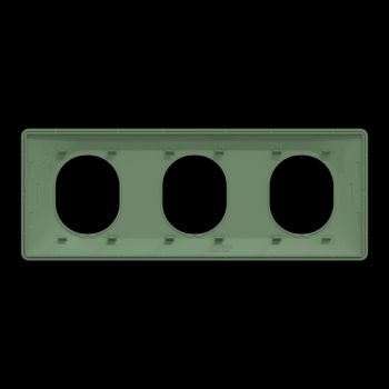  Plaque 3 post Hor 71 mm Vert F 