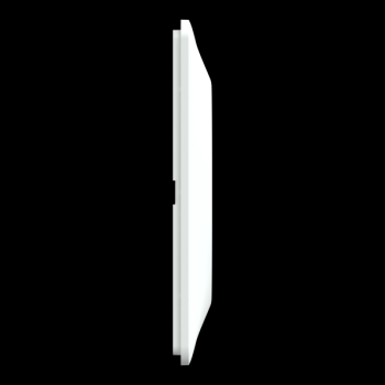  Plaque 3 post Horiz 71mm Blanc 