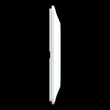  Plaque 4 post Horiz 71mm Blanc 