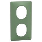  Plaque 2 post Vert 71mm Vert F 