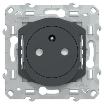  Prise 2P+T affleurante Anth 