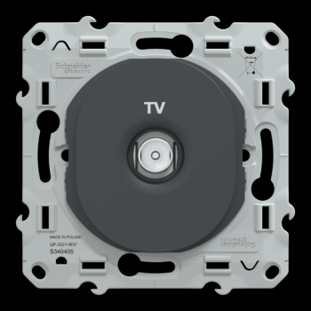  Prise TV Anthracite 