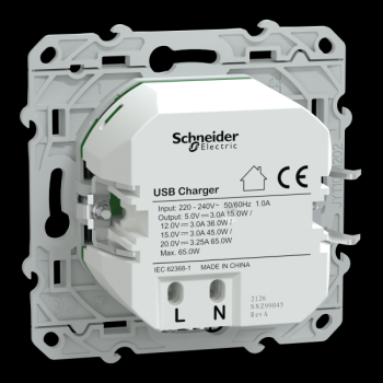  Chargeur USB-C 65W Anthracite 