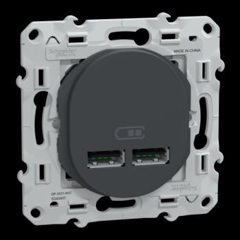  Chargeur USB A+A 10,5W Anth 