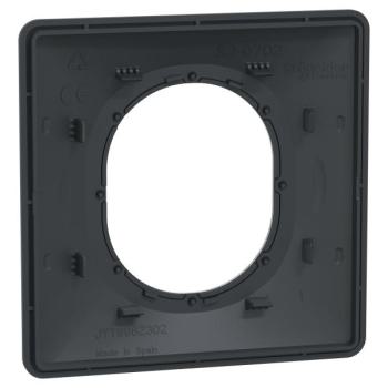  Plaque 1 poste Anth Argent C 