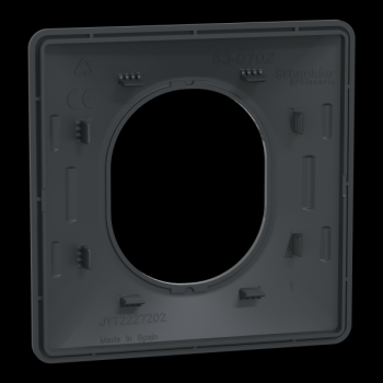  Plaque 1 poste Anthracite 