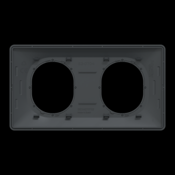  Plaque 2 post Hor 71 mm Ant Ag 
