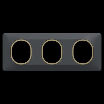  Plaque 3 post Hor 71 mm Ant Lt 