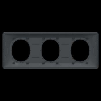  Plaque 3 post Hor 71 mm Ant Ag 