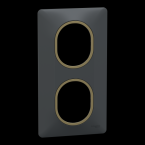  Plaque 2 post Vert 71mm Ant Lt 