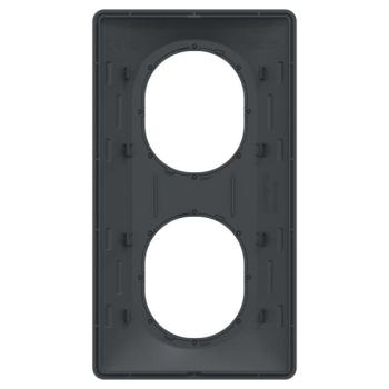  Plaque 2 post Vert 71mm Ant Ag 