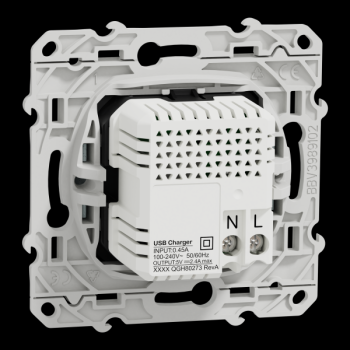  Prise double USB A+C Blc RECY 
