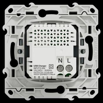  Prise double USB A+C Blc RECY 