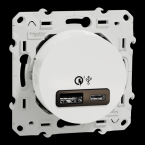  Prise USB type A+C rapide blc 