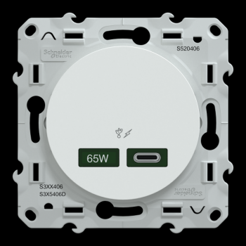  Chargeur USB C 65W Blanc 
