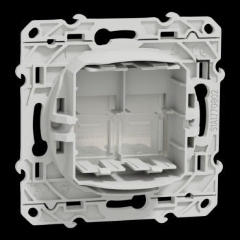  ODACE DBL RJ45 SS CON BLC 