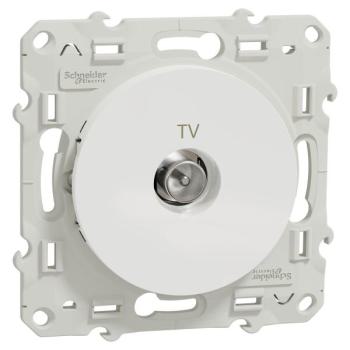  ODACE PRISE TV BLANC VIS 