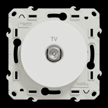  ODACE PRISE TV BLANC VIS 