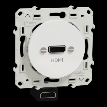  ODACE HDMI TYPE A BLANC 