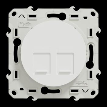  ODACE DBL RJ45 CAT6 STP BLC 