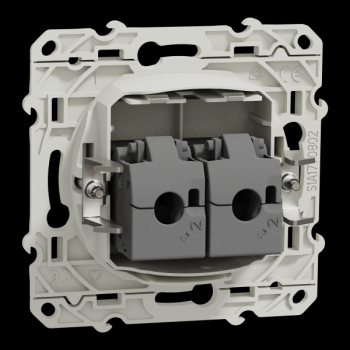  ODACE DBL RJ45 CAT6 STP BLC 
