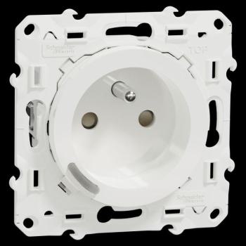  Wiser 2P+T Connect�e 16A Blanc 