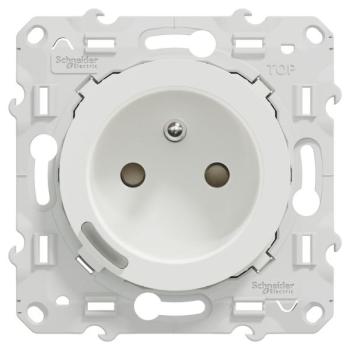  Wiser 2P+T Connect�e 16A Blanc 