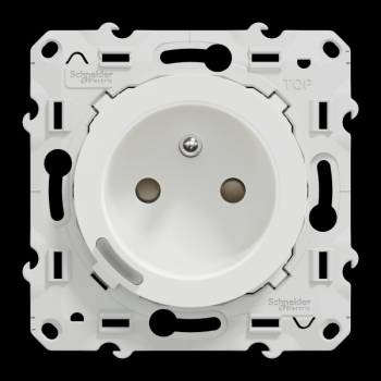  Wiser 2P+T Connecte 16A Blanc 