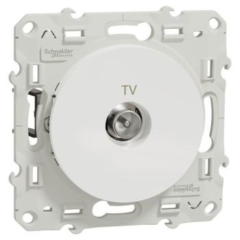  ODACE PRISE TV BLANC GRIF 