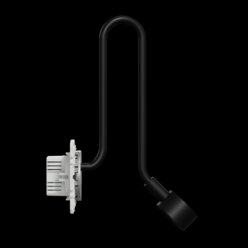  Liseuse avec USB alu 