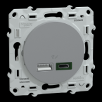  Chargeur USBA 7 -5W+C 45W Alu 