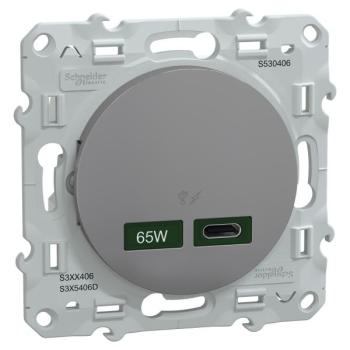  Chargeur USB C 65W Aluminium 