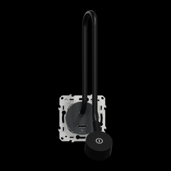  Liseuse avec USB anthracite 