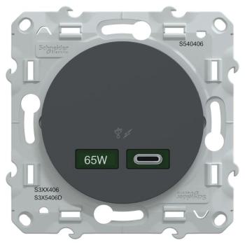  Chargeur USB C 65W Anthracite 