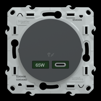  Chargeur USB C 65W Anthracite 