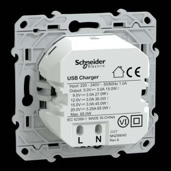  Chargeur USB C 65W Anthracite 