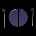  2 demi enjoliveur COBALT 