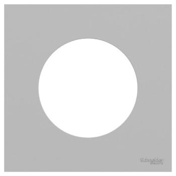  Odace plaque 1 poste gris gale 