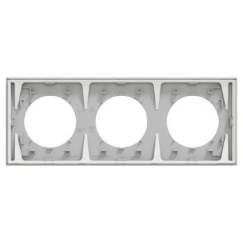  Odace plaque 3 postes gris gal 