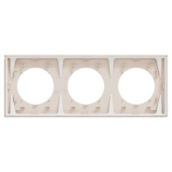  Odace plaque 3 postes beige sa 