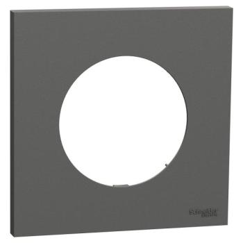  Odace plaque 1 poste gris basa 