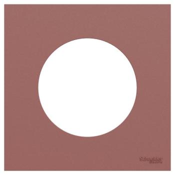  Odace plaque 1 poste rose gren 