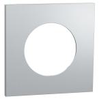  Odace M. plaque 1 poste Alumin 