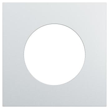  Odace M. plaque 1 poste Alumin 