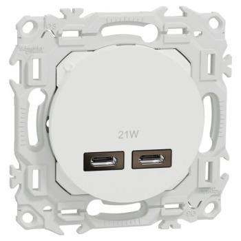  Odace double chargeur USB-C 21 