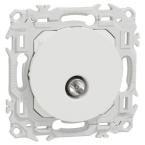  Odace prise TV simple blanc 