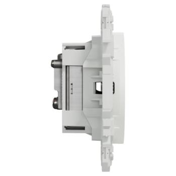  Odace prise TV/FM blanc 