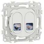  Odace prise double RJ45 cat.6a 